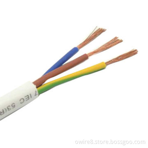 Power Cable, 3*0.75mm with PVC Jacket